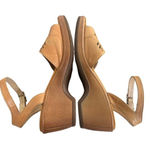 Dansko Y2K‎ 2000'S VTG. FLORAL LEATHER  CHUNKY SANDALS HEELS SZ. 7/37. Photo 5