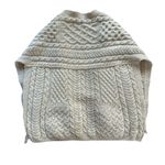 The Irish Store Cable Knit Cardigan Shawl 100% Merino Wool Ireland Made Pockets Size undefined Photo 4