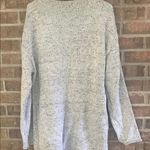 SheIn Gray Knit long Cableknit Sweater with Pockets Photo 2