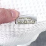 Frette Unisex Embroidered Jumby Bay Island Waffle Robe White Size M Size M Photo 5