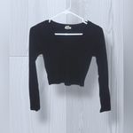 Bozzolo Women’s Long Sleeve Casual Crop Top Photo 2