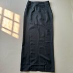 ASOS  DESIGN double waistband front slit maxi skirt Photo 6