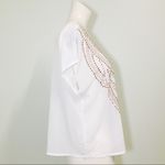 XOXO White Gold Embellished Studded Blouse! Photo 3