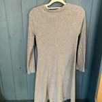 Vera Wang Simply Vera Long Sleeve Gray Dress | Size XS Photo 2