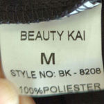 Beauty Kai Women's Sequin‎ Halter Neck Maxi Dress Black MED NWT Party Weddings Photo 8