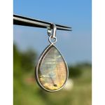 Sunset Labradorite Sterling Silver Pendant‎ Photo 1