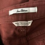 Sam Edelman  Burgundy Kitten Skinny Jeans Mid Rise Stretch 6 28 Inseam Casual Photo 5
