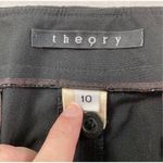 Theory Black Bootcut Cargo Trouser Pants Size 10 Photo 2