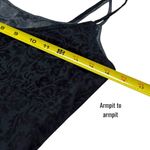 Y2K Allure Velvet & Satin Black Shimmer Slip Dress Fairygoth Dark Romantic S Photo 11