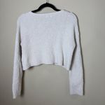 LA Hearts Nubby Chunky Tan Cream Crew Neck Sweater Cropped Size Small Photo 4