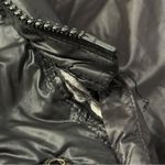 SAM. Women’s XS Black Infinity Fur Trim Hooded Belted 3/4 Length Puffer Jacket Photo 12