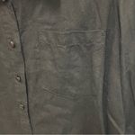 Cynthia Rowley linen blend midi shirt dress with flare size large Photo 4