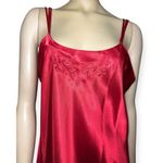 Kathy Ireland Vintage Intimates women’s Red Satin Nightgown size L Photo 1