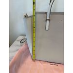 Kate Spade Cedar Street Hayden Satchel Stone Gray Polka Dot Large Handbag Photo 5