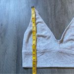 Gilly Hicks Bralette V Neck Streetwear Sporty Comfy Gray Large Photo 7