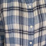 Velvet By Graham & Spencer Long Sleeves Blue Plaid Shirt With Pockets Small NWT Photo 6