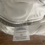 Miou Muse Button Front White Denim Skort Size Medium Photo 4