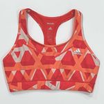 Adidas Coral Climalite Techfit Athletic Bra Size Medium Photo 6