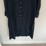 J.Crew  Long Beach Shirt in Airy Gauze in Black Size Small Photo 5