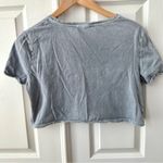 ANM grey cropped short sleeved shirt Gray Size M Photo 1