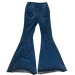 Free People Women’s Just Float On Flare Jeans Blue Midnight Dark Wash High Waist Photo 5