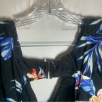 Lysa Swim Black/Blue Floral Low Photo 9