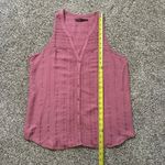 prAna  mauve pink button down sleeveless tank top size S Photo 6