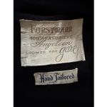 Vintage craftsmanship, 1960s Hand Tailored Black Cashmere Swing Coat Size M Size M Photo 8