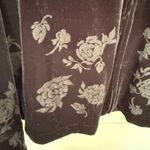 Coldwater Creek  Women’s 2X Black Velour Zip Up Jacket Photo 2