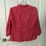 Isabey de Paris coral Blazer Lightweight Jacket medium Pink Photo 2