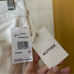 MOTHER The Tripper High Rise Ankle Jeans Kick Flare Cream NWT $218 Size 27 (4) White Photo 3