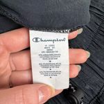 Champion Women's High-Waisted Woven Shorts Black C Patch Logo Bungee Cord M Photo 5