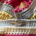 Sincerely Jules Boho Rainbow Stripe Crochet Flutter Sleeve Crop Top Size Small Photo 7