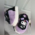 Sanrio New  KUROMI size 7 BLACK PURPLE COLOR SO SOFT Photo 9