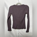 Old Navy Purple Plush Long-Sleeve Crew-Neck T-Shirt for Women Photo 1