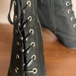 Gianvito Rossi  Lace-Up Pointed Toe Bootie Ankle Heels Size 7 Photo 1