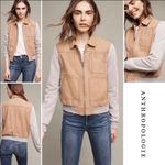 Anthropologie Hei Hei Excursion Bomber Jacket: Tan Photo 8