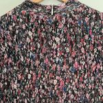 Saylor ‎ Bernadette Long Sleeve Mini Dress Women’s S Small Floral Metallic Wrap Photo 8