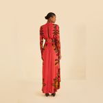 Farm Rio Blush Living Bloom High Neck Maxi Dress, Size X-Small, $265 Photo 3