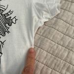 Dolls Kill Most Y2K white asian tiger, print drawing, baby Tee shirt, cotton, large juniors Photo 6