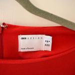 ASOS  Red Long Sleeve Mini Dress Photo 1