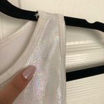 Iridescent White Animal Print Sports Bra and Legging Set Size S Photo 4