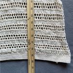 Forever 21 Cream Open Weave Crochet Sleeveless Top Boho Festival Cottagecore Y2K Sz M Layer Photo 5