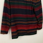 Petite Sophisticate Vintage Womans Petite S Southwestern Blanket Long Striped Blazer Aztec Tapestry Photo 8