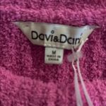 Davi & Dani  Pink Sweater with Sequin Sleeves SzM NWT Photo 4