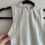 SKIMS Women's Mock Neck Stretch Tank Top Cotton Top Size Small Photo 3