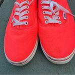 Vans Unisex Hot Neon Pink Sneakers Low Top, Lace Up U.S. Men's 6.5 U.S. Women 8 Photo 9