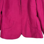 Chico's NWT  Serah Jacket Womens L Pink Smooth Plush Career Minimalist Structured Photo 1