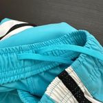 Nike NWT  Blue Striped Elastic Waist Activewear Cropped Track Pants Size Large Photo 9