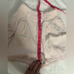 Urban Outfitters Pink and White Pinstripe High Waist Shorts Small Photo 10